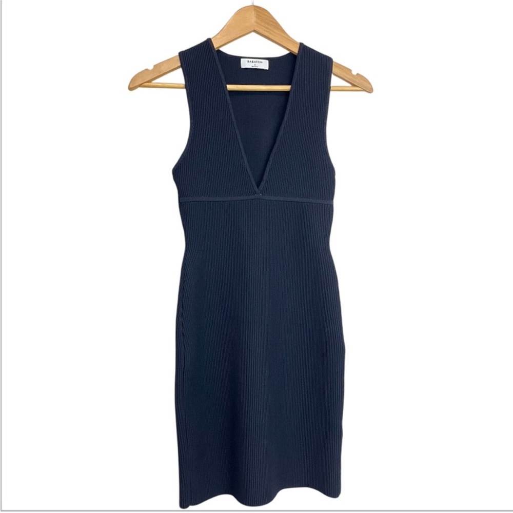 Babaton Tan Backless Ribbed Dress - Picture 6 of 6
